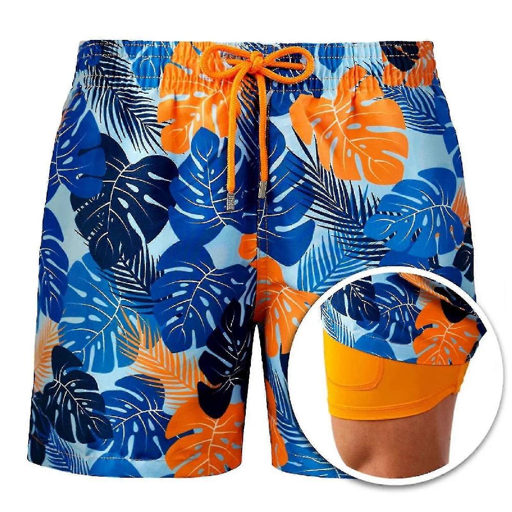 Costume Da Bagno Da Uomo Con Fodera A Compressione -JA