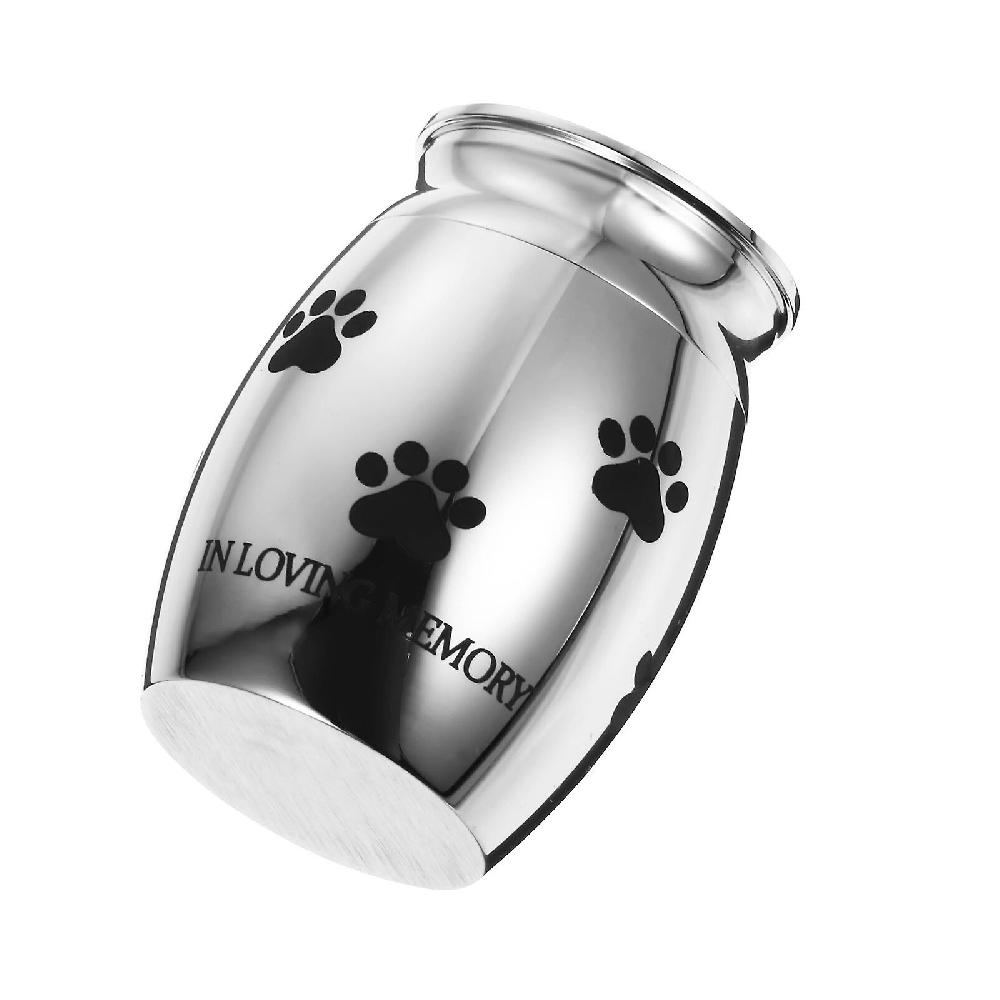 Cremation Urns For Pet Ashes Cinerary Casket Stainless Steel Storage Box