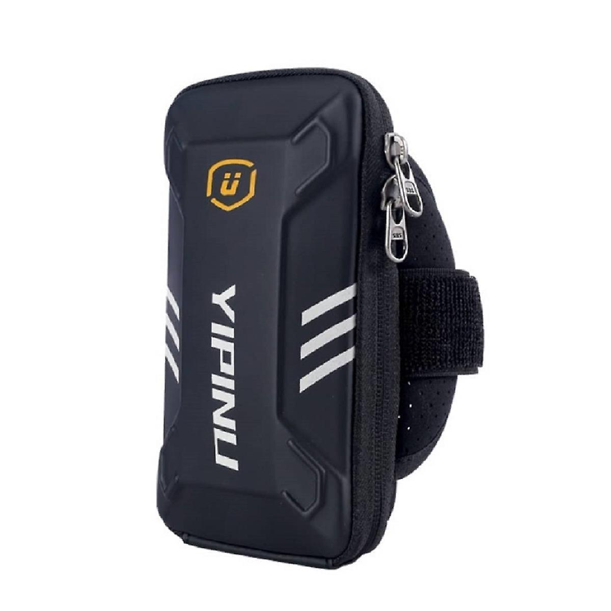 Custodia armband riflettente impermeabile con 2 scomparti Sport Running Walking Cycling Gym per Lava Iris Fuel F1 Mini