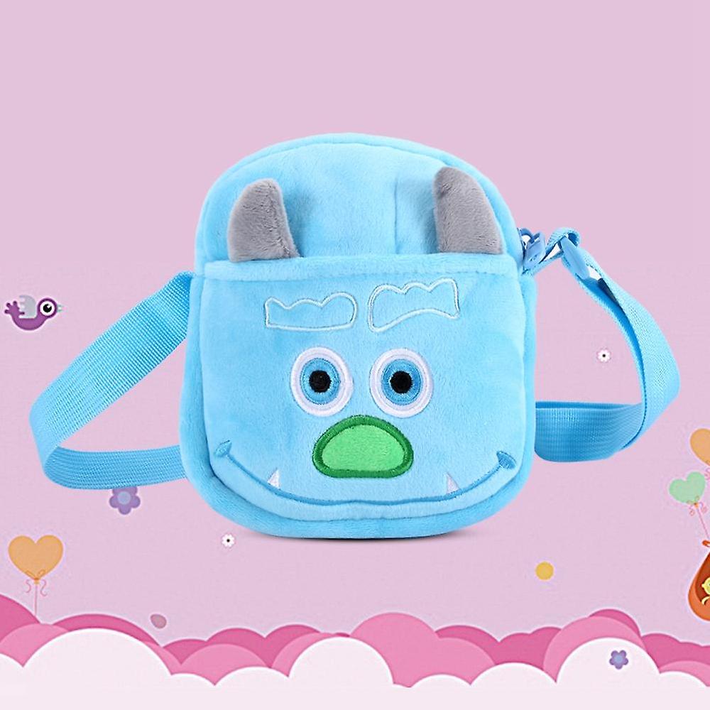 Cute Cartoon Animal Portable Shoulder Bag For Girls In Blue