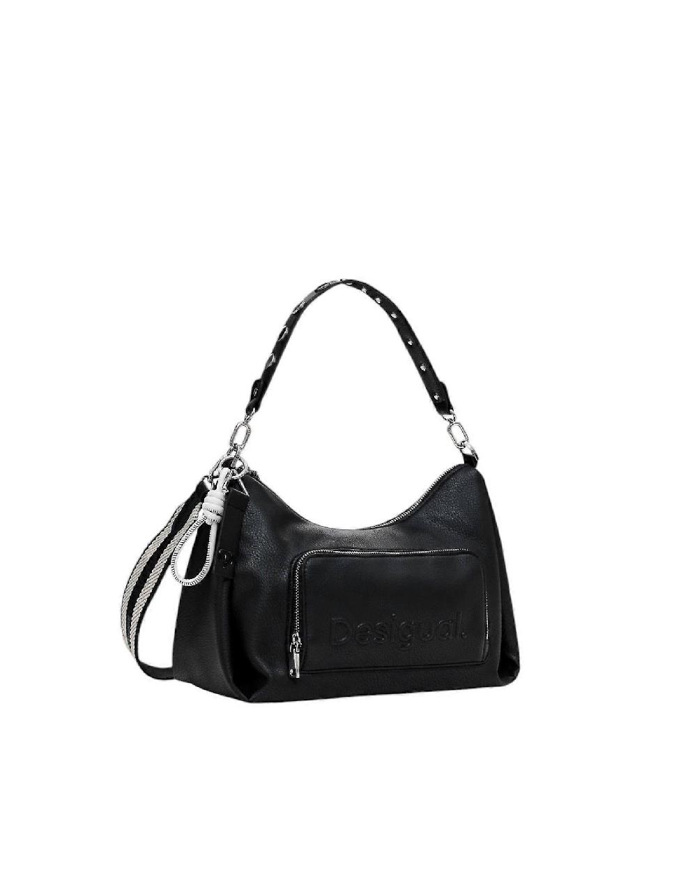 Desigual Bolsa Bandolera Anekke Shoulder Bag For Women Black