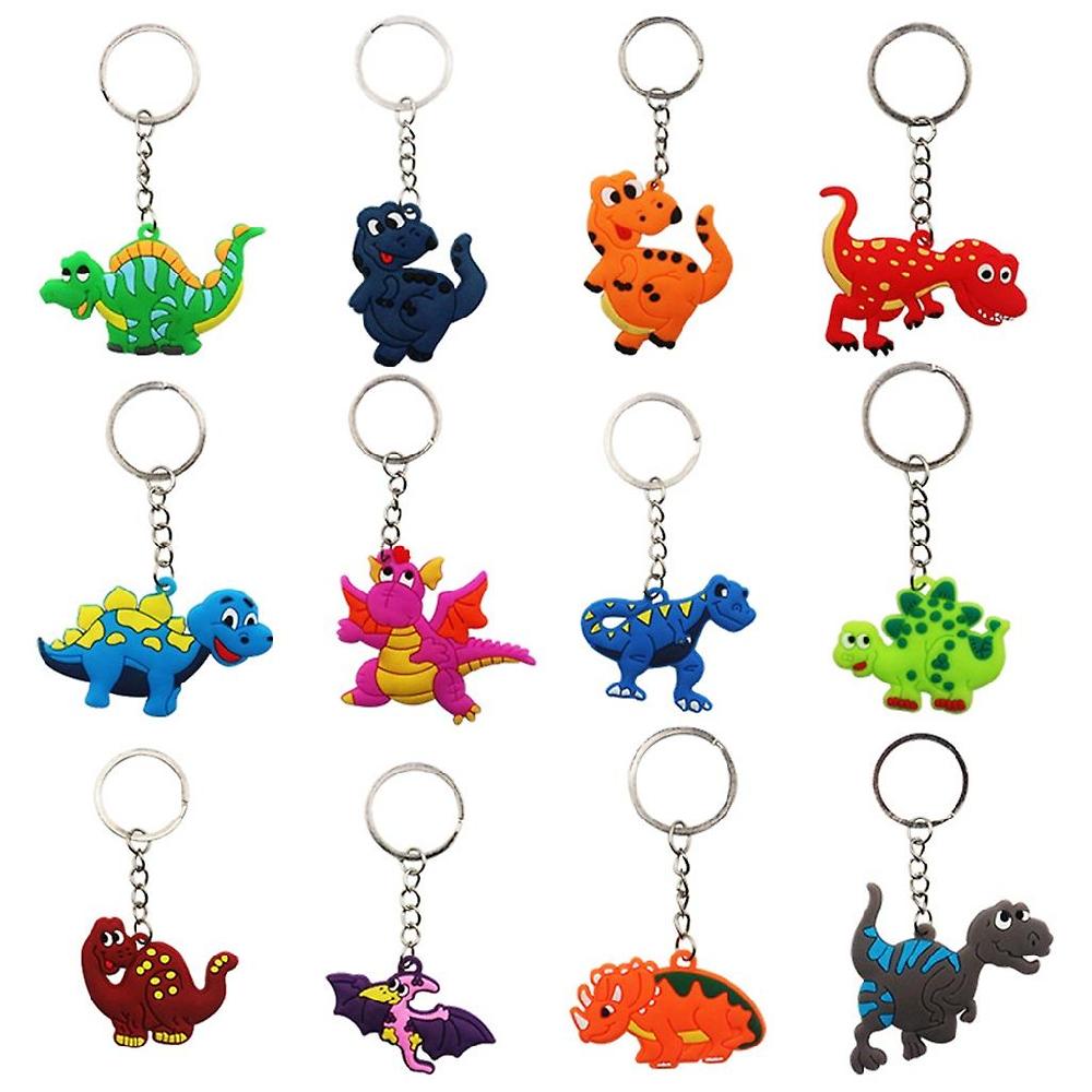 Dinosaur Pendant Key Chain Dinosaur Birthday Party Gifts Bag Fillers Supplies