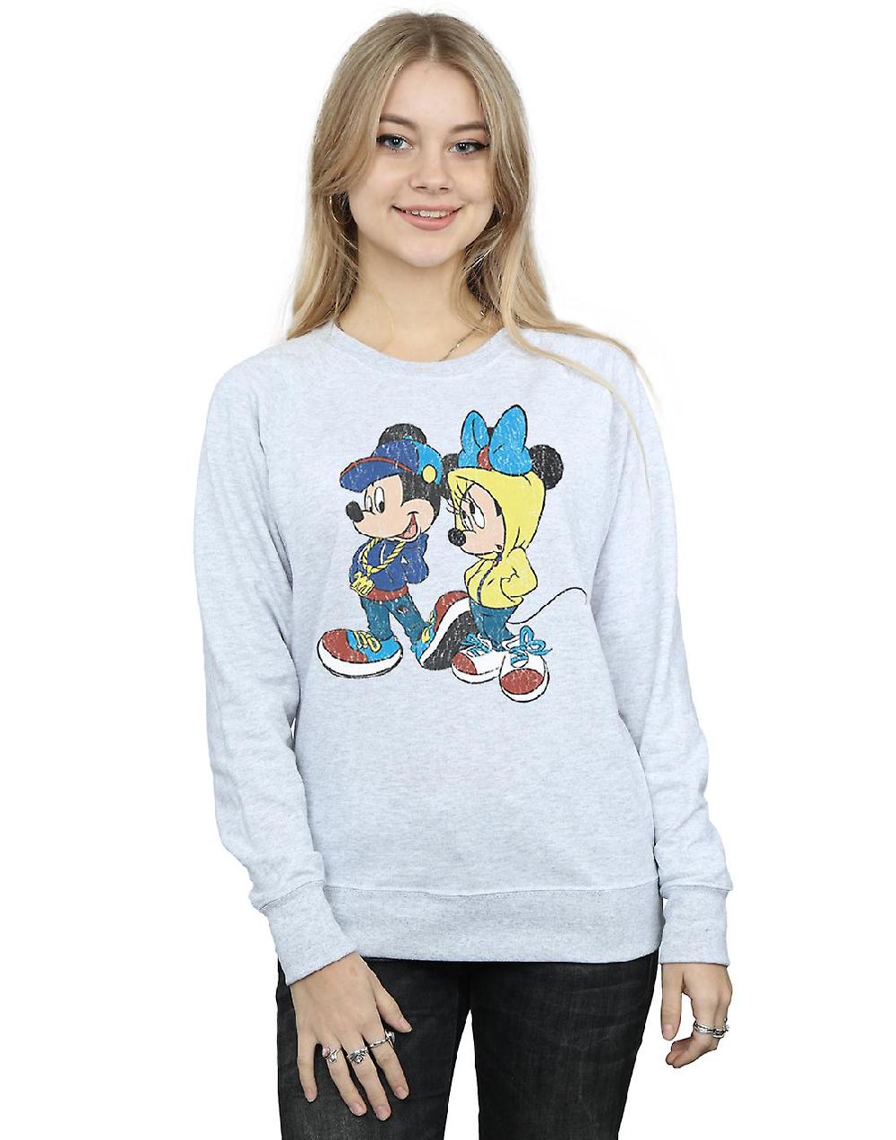 Disney Donna Topolino E Minnie Mouse Posa Felpa