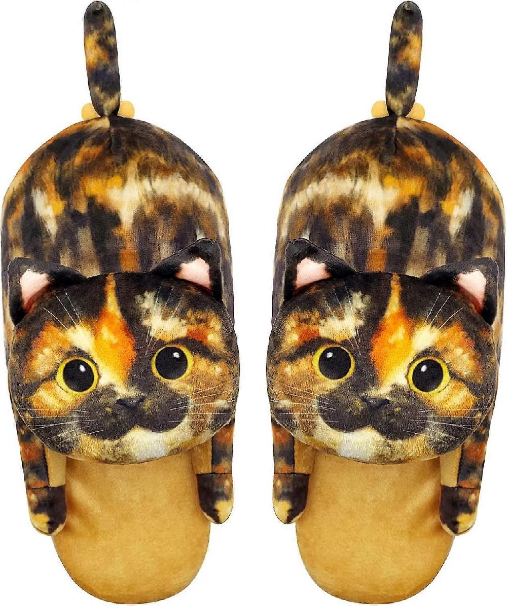 Divertente Gatto Fuzzy Pantofole per Le Donne Camera Da Letto Soffici Pantofole Casa Scarpe Simpatico Animale Indoor e Outdoor Pantofole Pantofole Kawaii Morbido Antiscivolo Regali Gatto