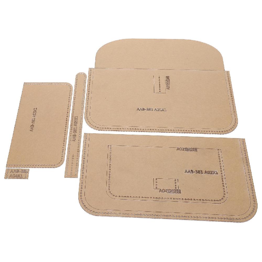 DIY Clear Acrylic Handbag Pattern For Women Crafting Leather Bags