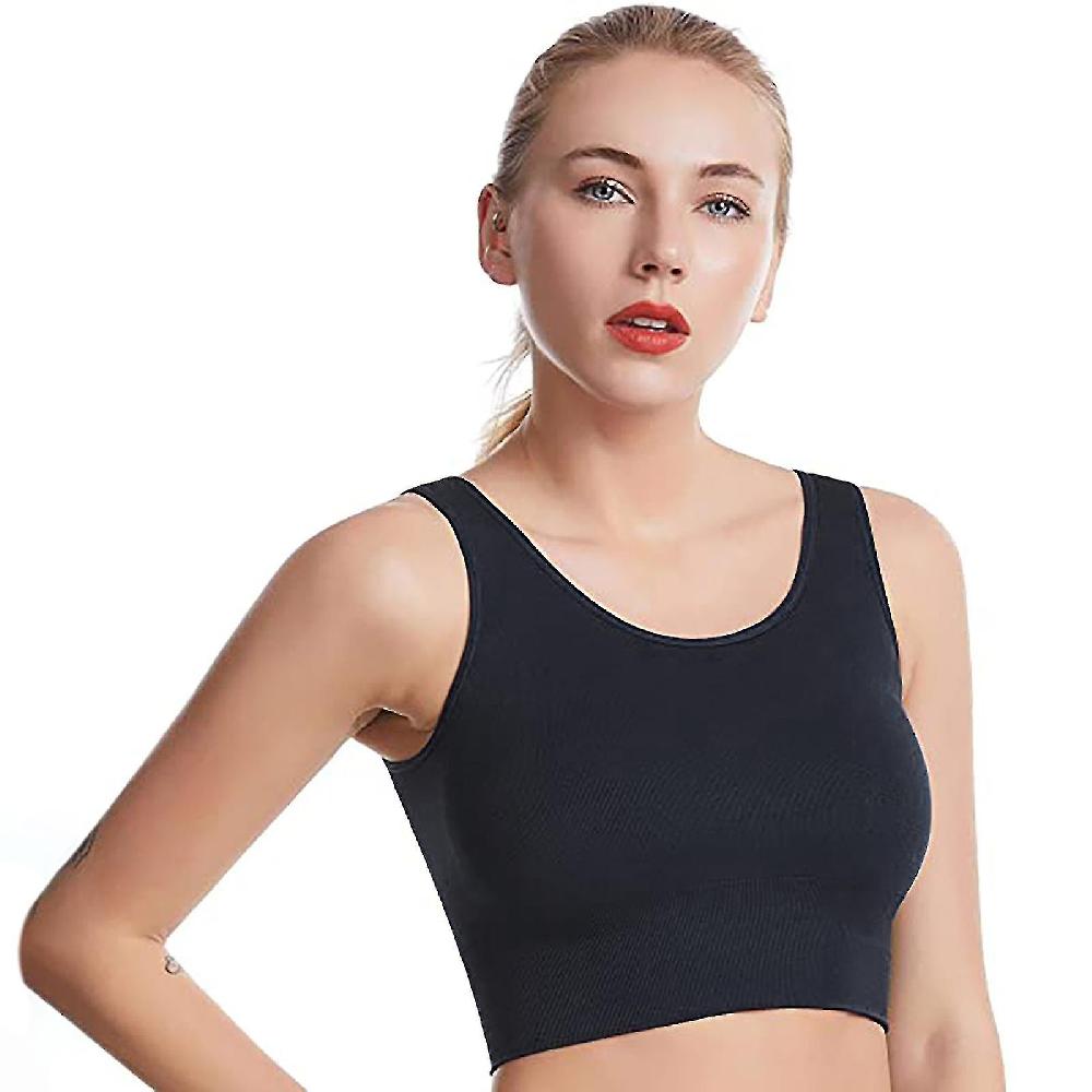 Donna Estate O-Neck Solido Senza Maniche Sexy Camicetta Gilet Moda Yoga Tops #jlf