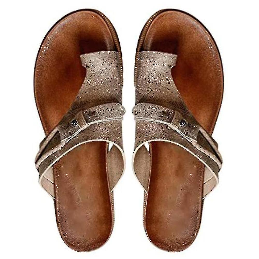 Donne Ortopediche Bunion Correction Flat Slippers Flip Flop One Toe Sandals Shoes