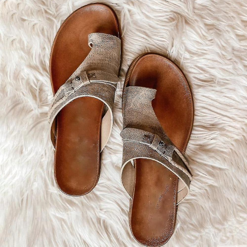Donne Ortopediche Bunion Correction Flat Slippers Flip Flop One Toe Sandals Shoes