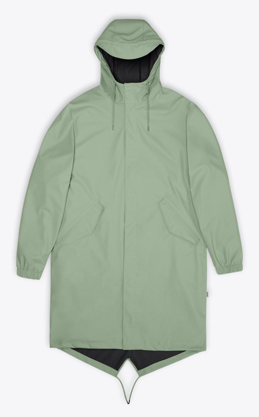 Donne Pioggia Coda di pesce Parka Haze Impermeabile