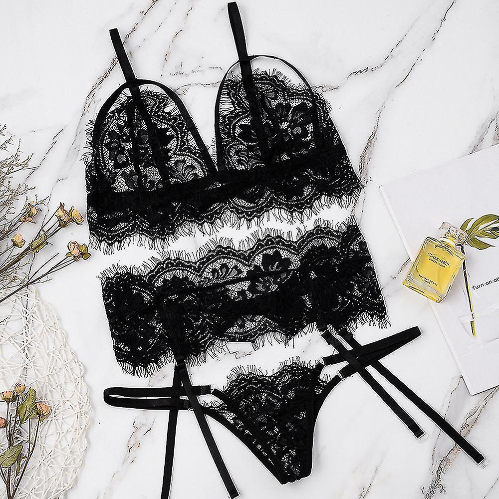 Donne Pizzo Lingerie Sexy Signore Biancheria Da Notte Babydoll Biancheria Intima
