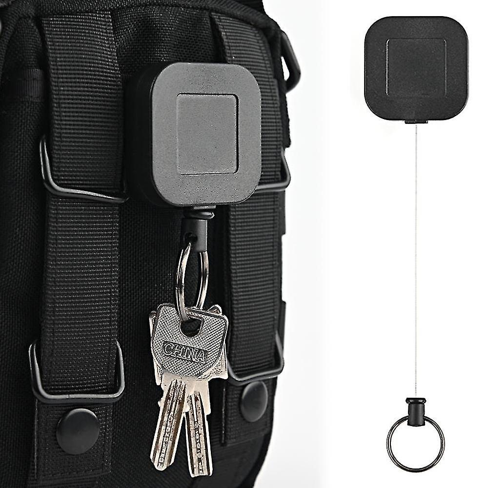 Durable Outdoor Keychain With Steel Cable & Anti-Theft Buckle - 1MM Thick