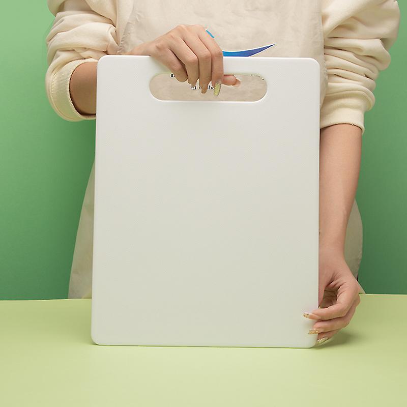 Dww-(Blanc) Planche dcouper utilitaire en plastique 30 x 20 x 0 55 cm avec poignes sans danger pour les aliments sans BPA passe au lave-vaisselle