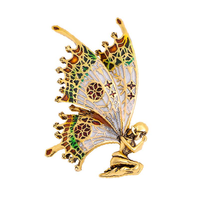 Dww-Broche Strass Pour Femme Papillon Broche Ballerine Broche Fleur Mode Pour Femme