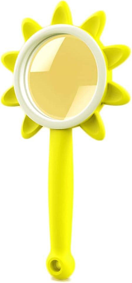 Dww-Loupe Mignonne (jaune) Lentille Haute Dfinition Assortie Aux Couleurs De Dessin Anim Loupe Portable Adapte L'exploration Aux Insectes Aux Pl