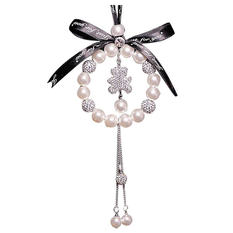 Dww-Voiture Suspendue Petit ours perl Ornement Miroir De Voiture Suspendu Pendentif Pendentif Voiture Intrieur Dcoration Automatique Accessoires