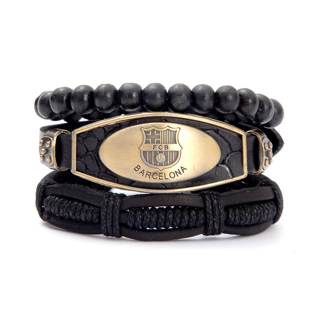 Eif Dock Vintage Black Badge Bracelets For Men Fashion Jesus Cross Leather Bracelet & Bangles Multilayer Wide Wrap Jewelry 2021