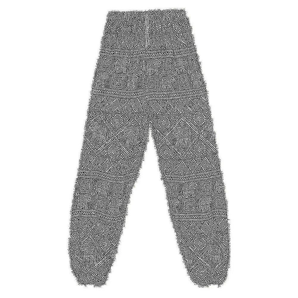 Elephant Design Loose Fit Harem Pants Hippie Workout Party Beach Pants Trouser