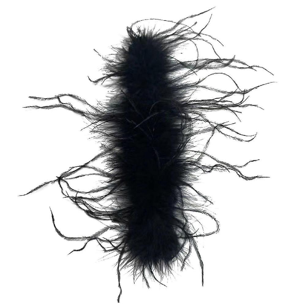 Feather Cuffs Wrist Decoration Ancient Style Jewelry Black (a)-I-black-Model code23922