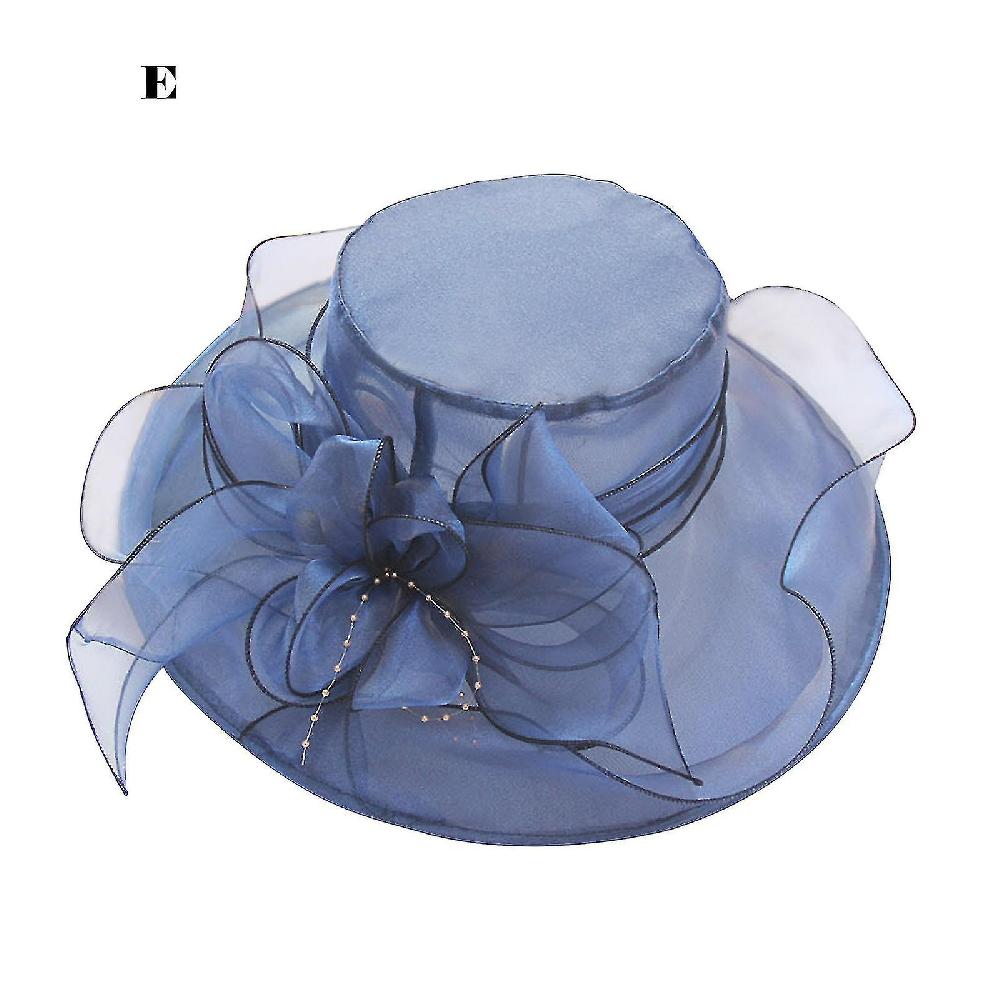 Flower Net Yarn Sun Hat Beach Sunscreen Cappellino da sole Femmina Organza Top Hat