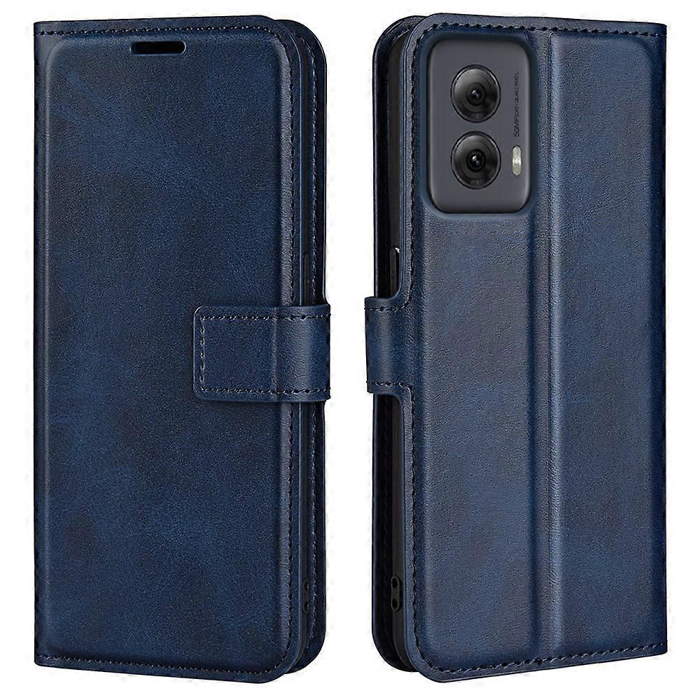 For Motorola Moto G Power (2024) Case Calf Texture Leather Wallet Phone Cover