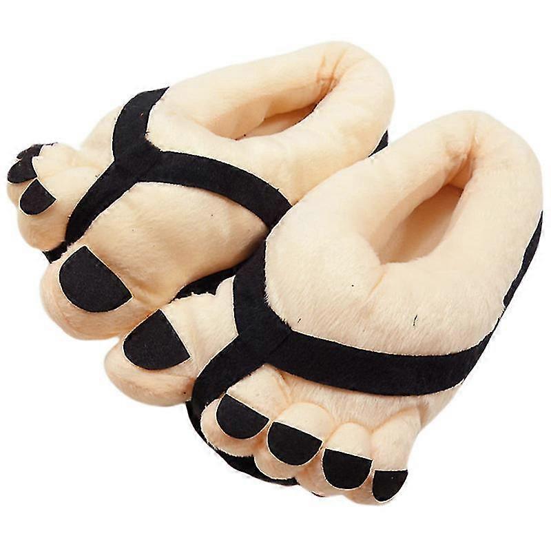 Funny Foot Plush Novelty Slippers Creative Soft Sole Slip-on Winter Shoes