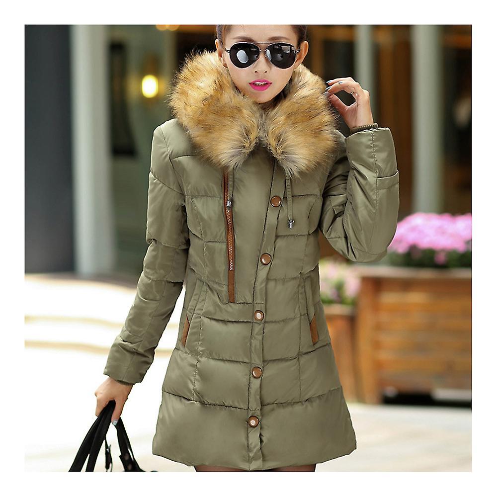 Gilet Invernale Slim Mid-length Plus Size Da Donna