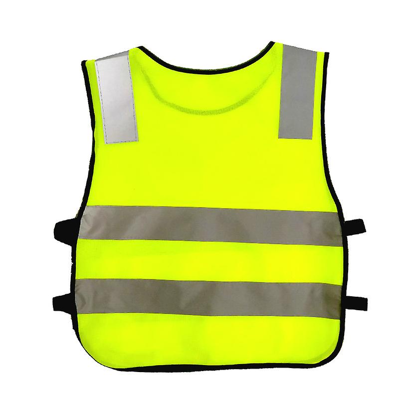 Gilet riflettente per bambini ad alta visibilità Gilet gilet studenti ragazzi ragazze traffico lavoro in esecuzione sicurezza stradale nastro riflettente