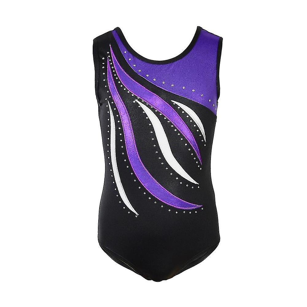 Girls' Gymnastics Leotard Ballet Leotards Sleeveless Dancewear HOC