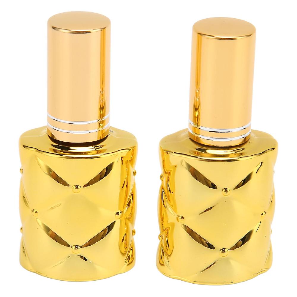 Glass Perfume Spray Bottle 10ml Refillable Empty Portable Travel Set of 2