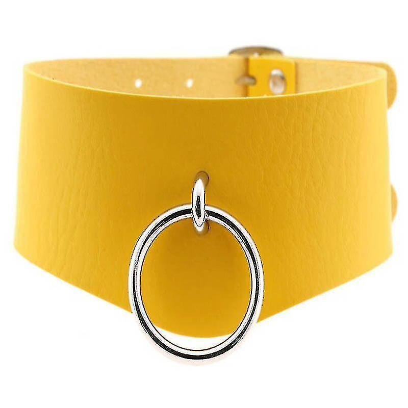 Gotico nero Pu pelle girocollo collana collare collo punk ciondolo collane goth choker donne ragazze rock sexy gioielli regalo