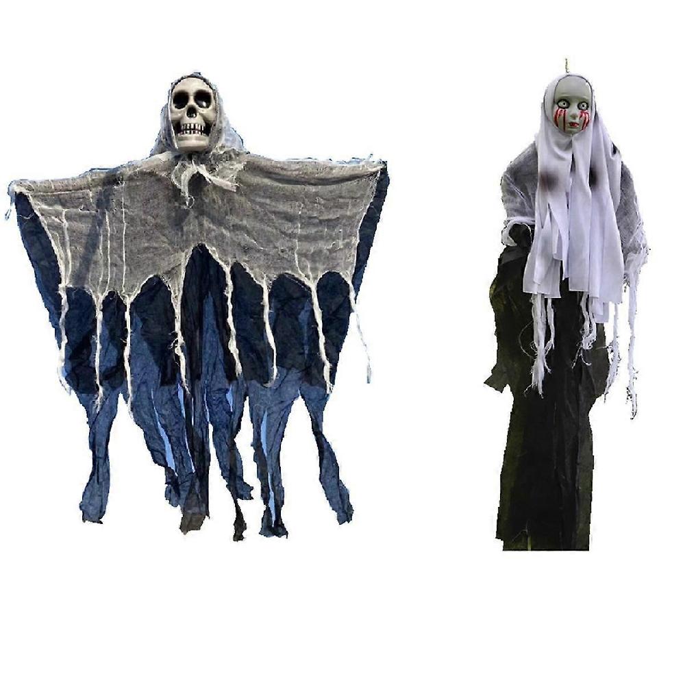 Halloween Ghost Skull Ornaments Suitable For Indoor And Outdoor Decoration Of Home. Horror Haunted
