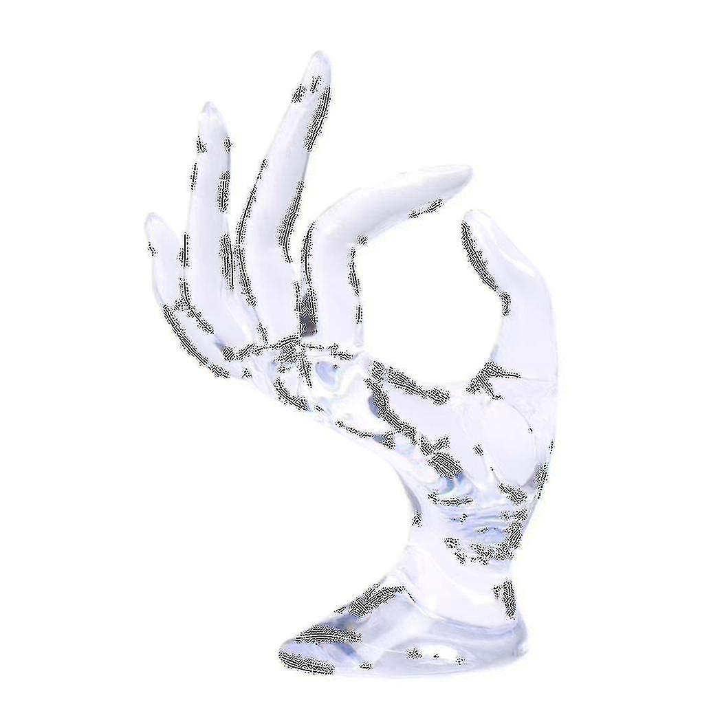 Hand Jewelry Display Holder Bracelet Support Portable (transparent)