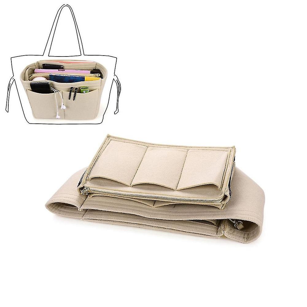 Handbag Organizer For Women Handbag Folder Bag With Zipper Pocket