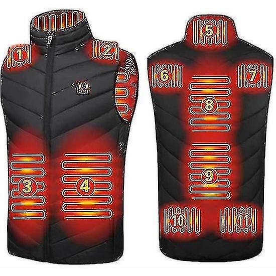 Heated Vest For Men And Women Usb Electric Heating Vests With 11 Heated Areas Jacket Coat