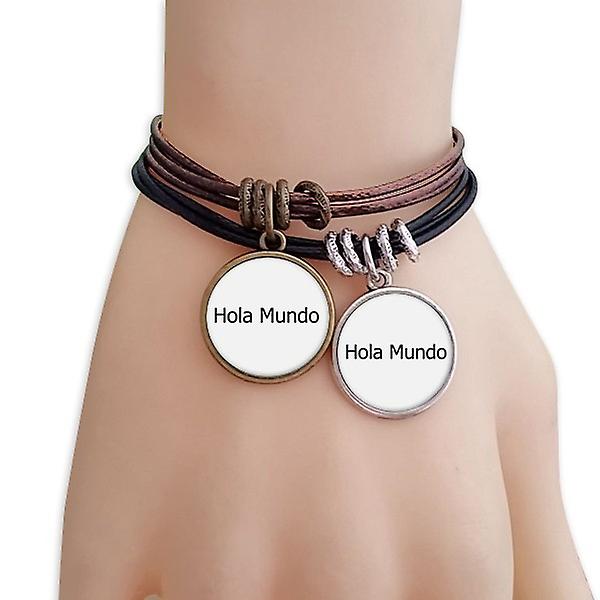 Hello World Braccialetto Spagnolo