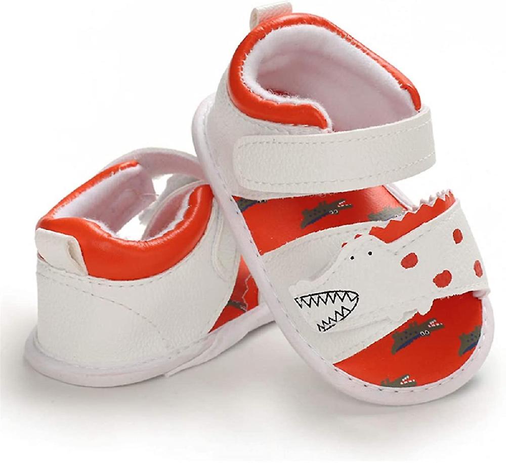 Infant Baby Boys Girls Summer Sandals Non Slip Soft Sole Toddler First Walker Crib Shoes (0-18 Months)