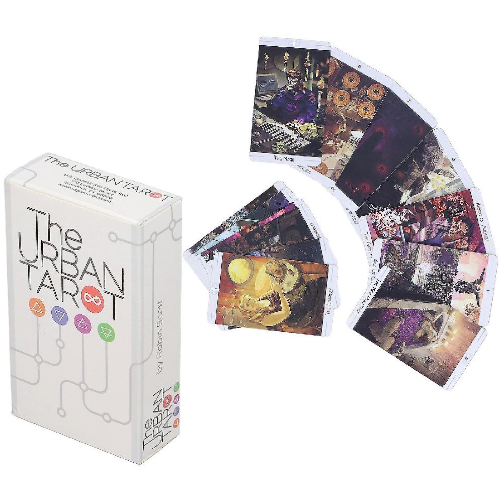 Interactive Urban Tarot Cards - 78 Deck Divination Game for Adults on Smooth Art Paper