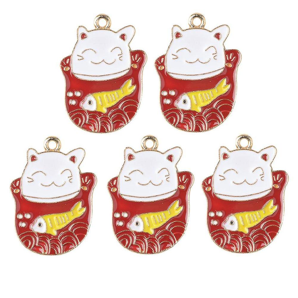 Japanese Style Cartoon Alloy Pendants Charm Jewelry Findings 1 - 2.8 X 3.8 Cm