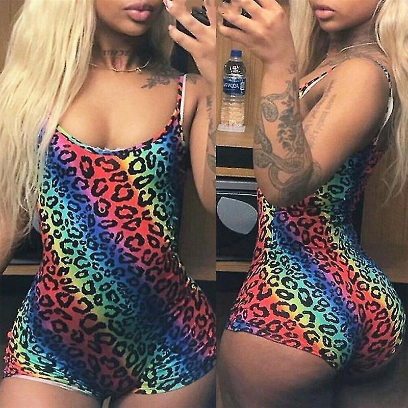 Jumpsuits Rompers Women's Printing Skinny Playsuit Fashion Sleeveless Jumpsuit