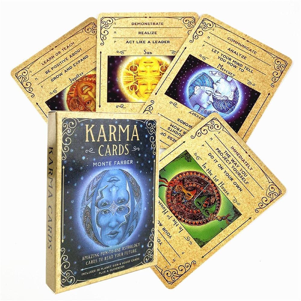 Karma Oracolo Carte Divinazione Divinazione Mazzo Tarocchi Famiglia Festa Tempo Libero