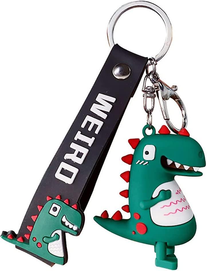 Katea Men Women Creative Novelty Cool Big Teeth Scary Cute Dinosaur Keychain Key Ring Girlfriend Boyfriend Valentine Lover Christmas Birthday Collect