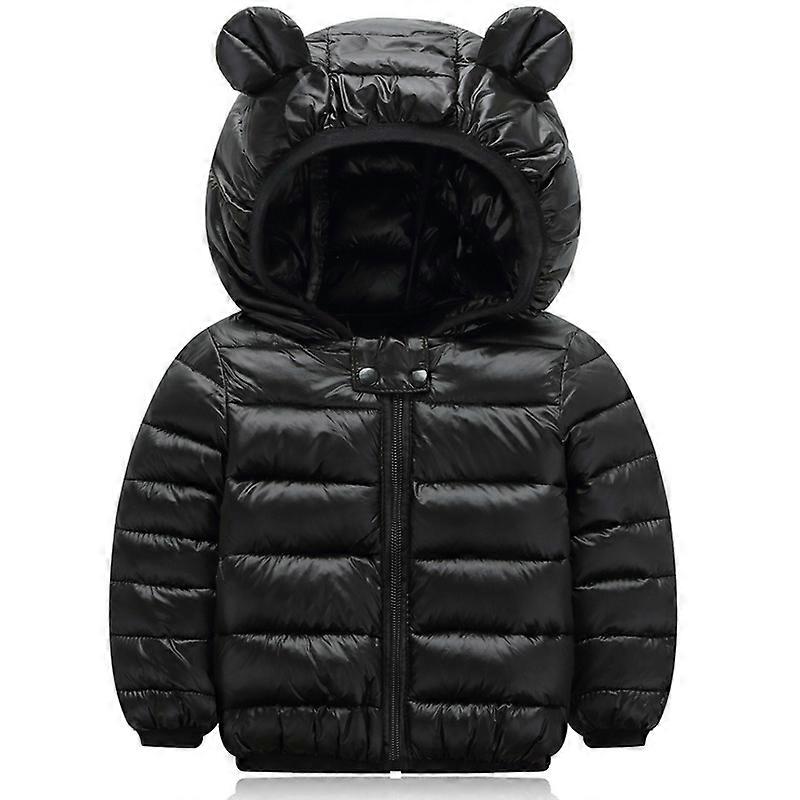 Kids Baby Hooded Puffer Jacket Toddler Winter Zippper Up Padded Coat Outwear