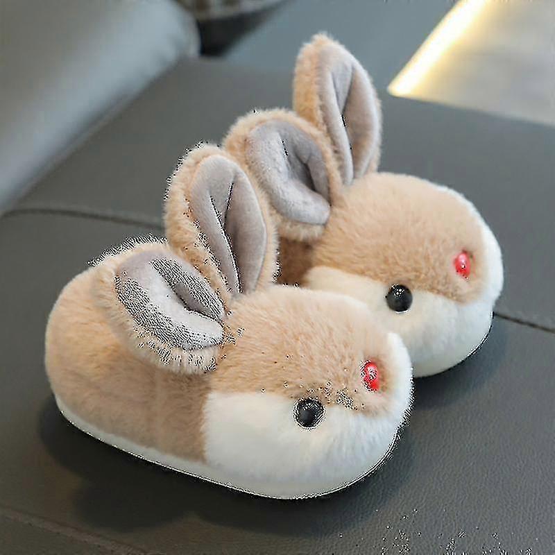 Kids Bunny Slippers Winter Plush Slippers Sandali caldi antiscivolo per bambini