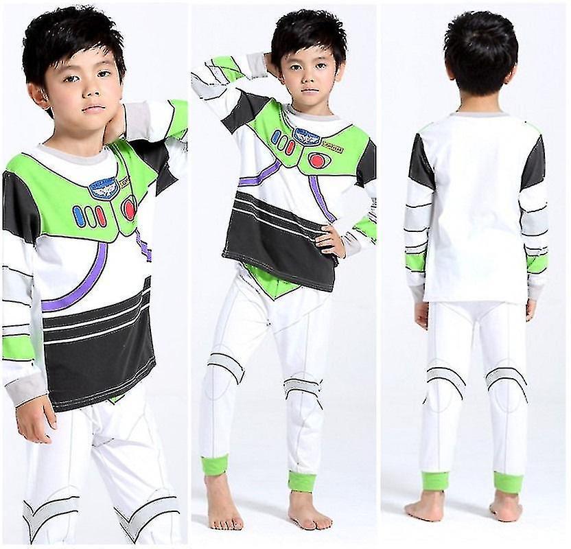 Kids Cartoon Toy Story Pigiama Set Buzz Lightyear Woody Top Pantaloni Sleepwear