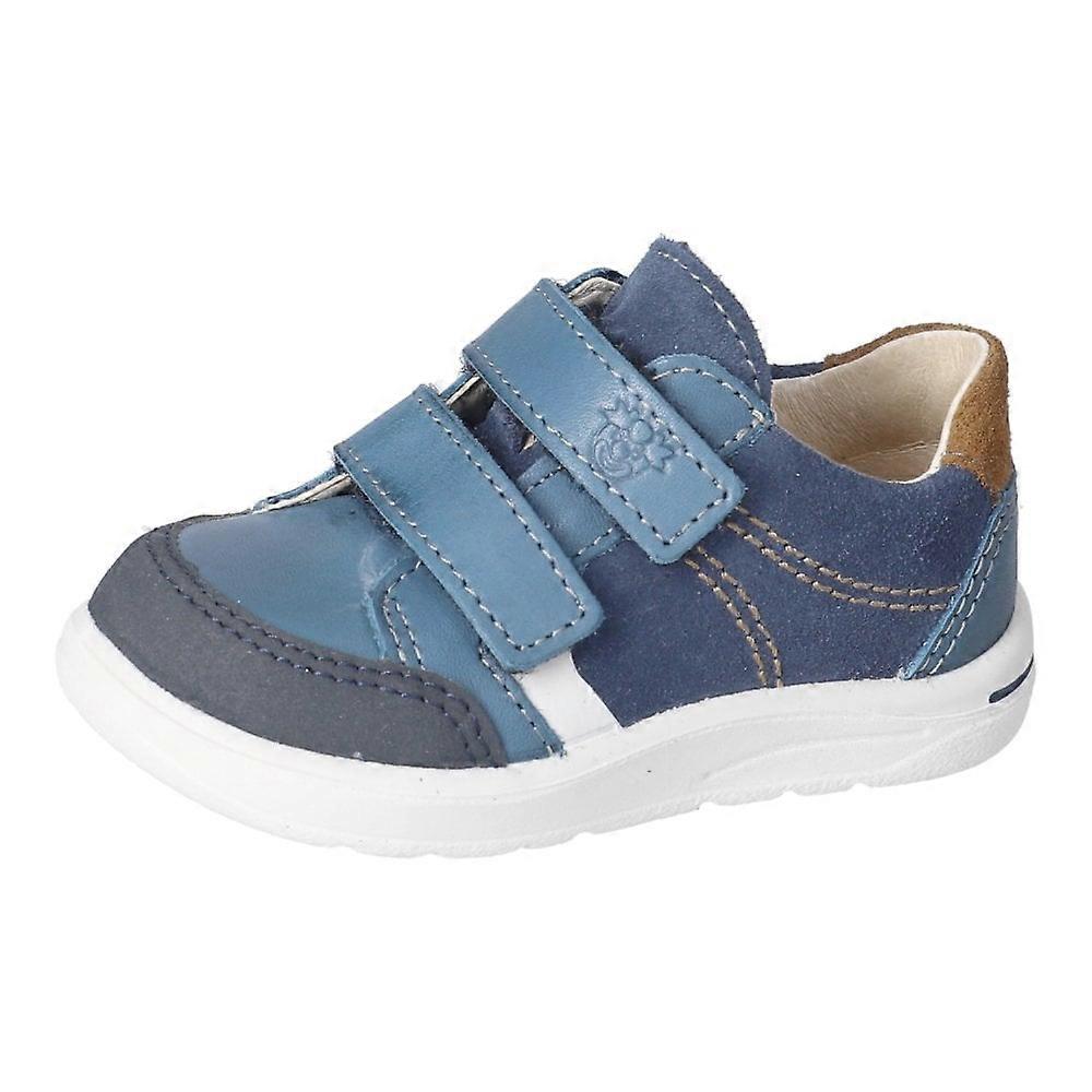 Kids Ricosta Jamie Trainer Style Shoe In Jeans/reef/braun