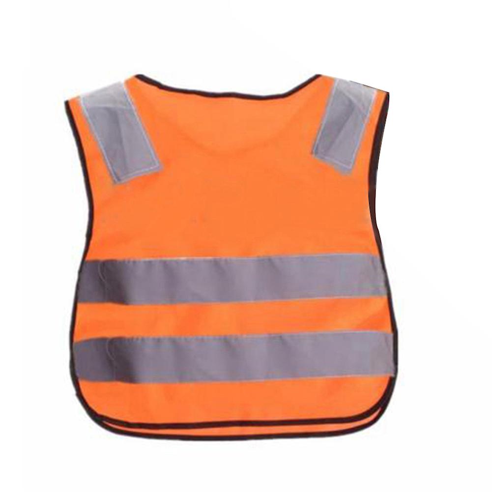 Kids Safety Vest High Visability Jacket For School Children Sanitation Worker