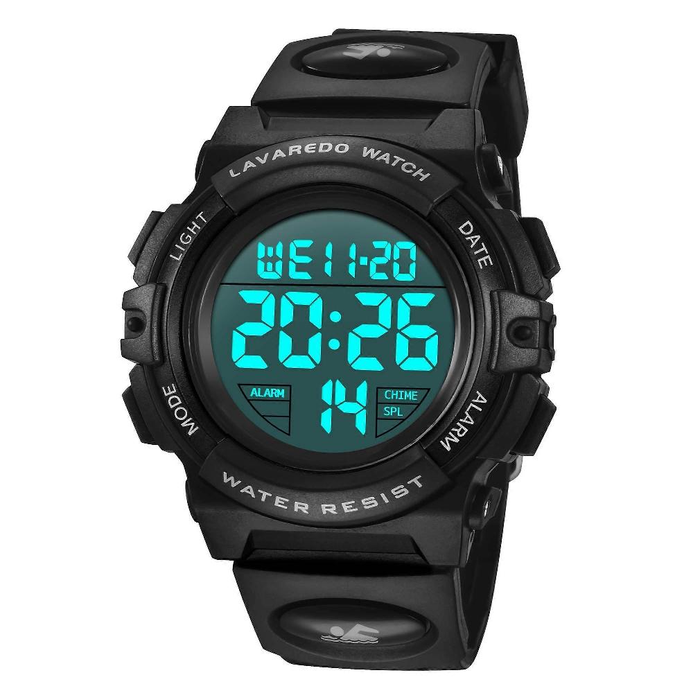 Kids Watches Boys Digital Outdoor Sport Watch Multifunction Waterproof Digital Watch with LED Light Alarm