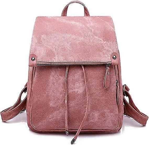 Kongqtee Women Backpack Waterproof Anti-theft Lightweight Pu Fashion Leather Nylon School Shoulder Bag Travel Cute Backpack Girls Ladies