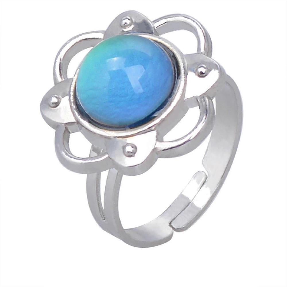 Ladies Fashion Sensation Mood Discoloration Open Ring