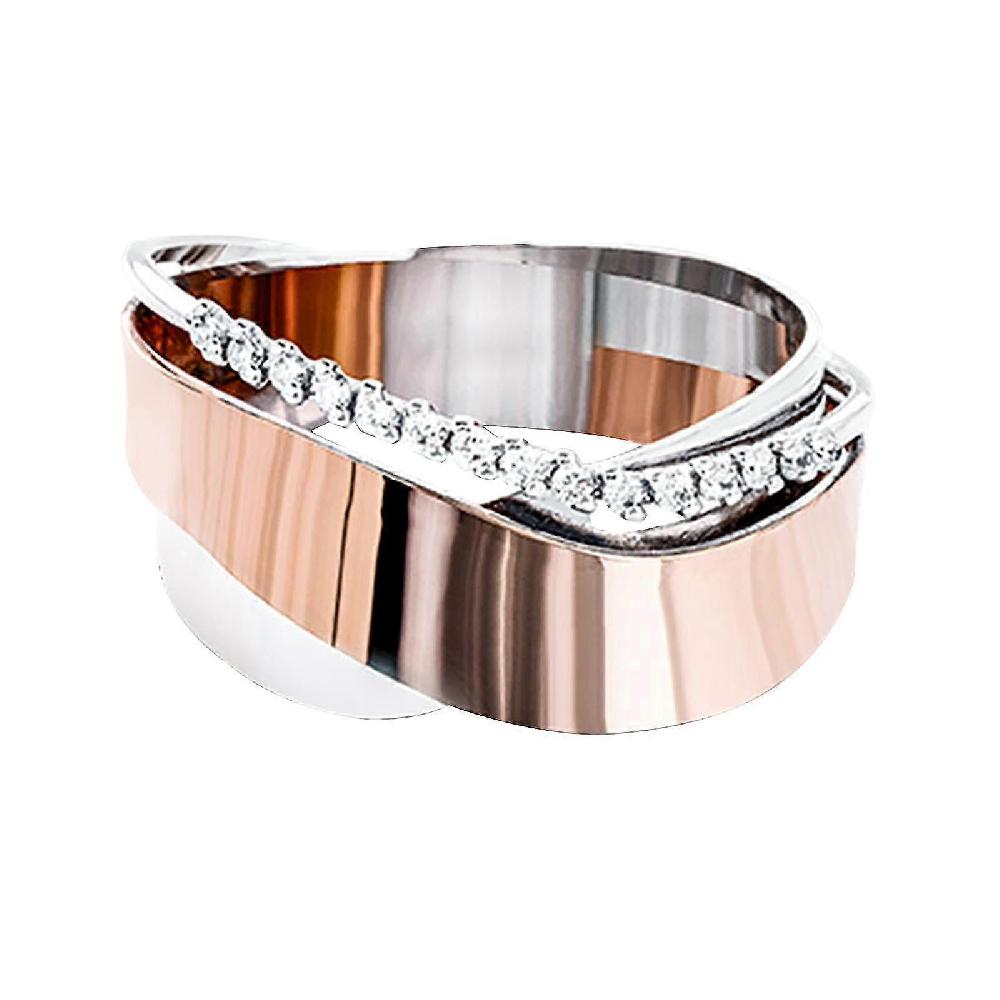 Ladies Gorgeous Ring Jewelry Gift Fashion 6 Color Copper Ring Size 6-10